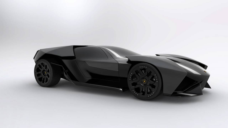 Illustration for article titled Lamborghini Ankonian: Concept Photos